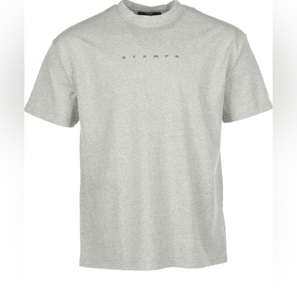 Stampd Micro Strike Relaxed Tee, Heather Grey, Large